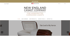 Desktop Screenshot of newenglandcasket.com